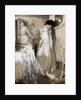 Eva listened aghast, then, sank against the wall sobbing desperately.... by Cyrus Cuneo