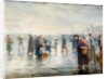 Crowds on a Wet Day by Walter Bonner Gash