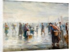 Crowds on a Wet Day by Walter Bonner Gash