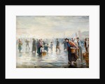Crowds on a Wet Day by Walter Bonner Gash