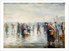 Crowds on a Wet Day by Walter Bonner Gash