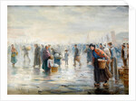 Crowds on a Wet Day by Walter Bonner Gash