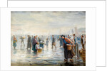 Crowds on a Wet Day by Walter Bonner Gash