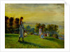 Study for 'Children playing in the fields at sunset' by Walter Bonner Gash