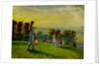 Study for 'Children playing in the fields at sunset' by Walter Bonner Gash