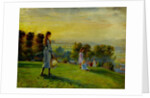 Study for 'Children playing in the fields at sunset' by Walter Bonner Gash