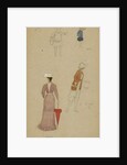 Study of women with hats and child by Joseph Edward Southall