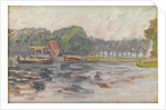 Lakeside view, c.1910 by Arthur Haythorne Studd