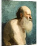 Profile study of an old man, c.1880 by Albert de Belleroche