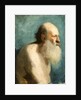Profile study of an old man, c.1880 by Albert de Belleroche
