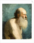 Profile study of an old man, c.1880 by Albert de Belleroche