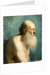 Profile study of an old man, c.1880 by Albert de Belleroche