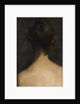 Rear view, head and shoulders, of a young woman, c.1885 by Albert de Belleroche