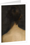 Rear view, head and shoulders, of a young woman, c.1885 by Albert de Belleroche