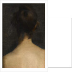 Rear view, head and shoulders, of a young woman, c.1885 by Albert de Belleroche