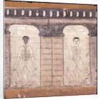 Depiction of massage points on the human body by Thai School
