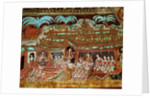 A court scene by Burmese School