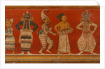 Wall painting in the Image House of the Subdharama Temple, Dehiwala by Sri Lankan School