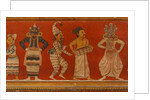 Wall painting in the Image House of the Subdharama Temple, Dehiwala by Sri Lankan School