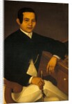 Portrait of a man in traditional Filipino costume by Filipino School