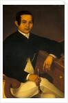 Portrait of a man in traditional Filipino costume by Filipino School