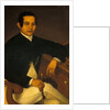 Portrait of a man in traditional Filipino costume by Filipino School