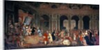 Louis XIV Receiving Ambassadors from Siam at Versailles, c.1865-67 by Jacques Edmond Leman