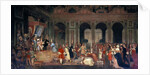 Louis XIV Receiving Ambassadors from Siam at Versailles, c.1865-67 by Jacques Edmond Leman
