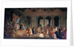 Louis XIV Receiving Ambassadors from Siam at Versailles, c.1865-67 by Jacques Edmond Leman