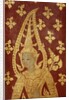 Rattanakosin style door panel with image of a deity, c.1860 by Thai School