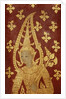 Rattanakosin style door panel with image of a deity, c.1860 by Thai School