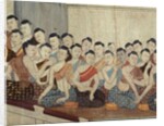 Group of women with attire and cropped hair typical of the 4th Reign by School Thai