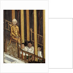 Portrait of Rama VI viewing an eclipse of the sun in 1868 by Thai School