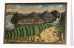 Prince visiting a hermit by School Indian