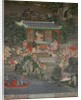 Scene with Chinese influence, Sala Geng, Wat Bowonniwet Vihara, Bangkok by Thai School