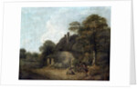 Country Cottage with Figures by William Redmore Bigg