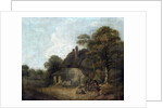 Country Cottage with Figures by William Redmore Bigg