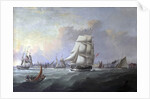 The Port of Liverpool: In the Foreground the Ship 'John Campbell', Owner Isaac Bold by Joseph Heard
