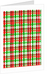 Christmas Wrap check, 2017 by Louisa Hereford