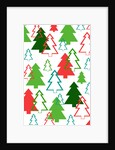Overlaid Christmas Trees, 2017 by Louisa Hereford