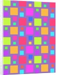 Multicoloured Squares, 2011 by Louisa Hereford