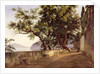Garden of the Capuchin Friars, near Sorrento, 1827 by Carl Wilhelm Goetzloff