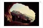 Grotto near Amalfi, c.1828 by Carl Wilhelm Goetzloff