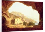 View from a Grotto over the Amalfi Coast, c.1842 by Carl Wilhelm Goetzloff