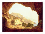 View from a Grotto over the Amalfi Coast, c.1842 by Carl Wilhelm Goetzloff