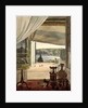 View from a Room with a Balcony over the Gulf of Naples, 1826 by Carl Wilhelm Goetzloff