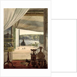 View from a Room with a Balcony over the Gulf of Naples, 1826 by Carl Wilhelm Goetzloff