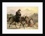 Mounted Italian Policeman with Rural Folk, c.1830 by Carl Wilhelm Goetzloff