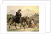 Mounted Italian Policeman with Rural Folk, c.1830 by Carl Wilhelm Goetzloff