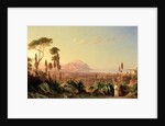 Palermo with Mount Pellegrino, c.1850 by Carl Wilhelm Goetzloff